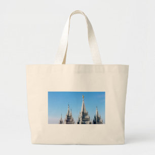 Grand Tote Bag ange moroni du temple mormon de salt lake city