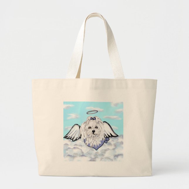 Grand Tote Bag Angel maltais (Devant)