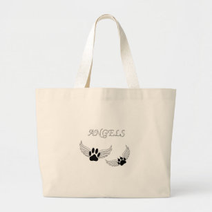 Grand Tote Bag Angel Pet Animaux