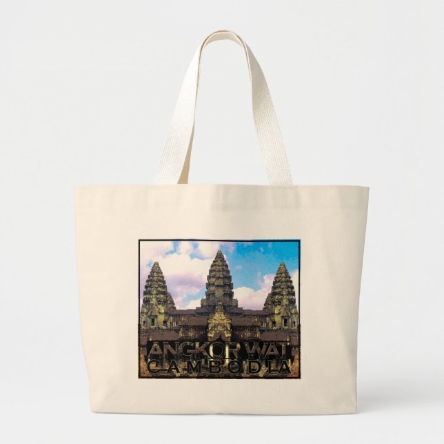 Grand Tote Bag Angkor Wat (Devant)