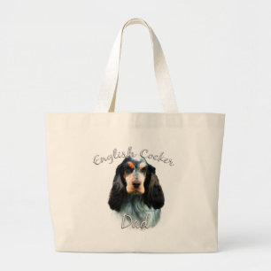 Grand Tote Bag Anglais Cocker Spaniel Papa 2