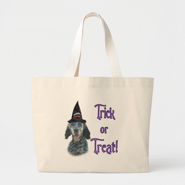 Grand Tote Bag Anglais Setter Trick (Devant)