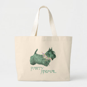 Grand Tote Bag Animal du Parti des Terriens écossais