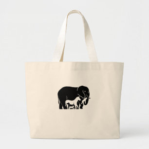 Grand Tote Bag animaux drôles