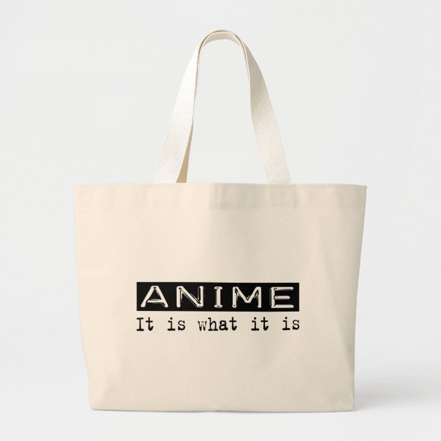 Grand Tote Bag Anime il est (Devant)