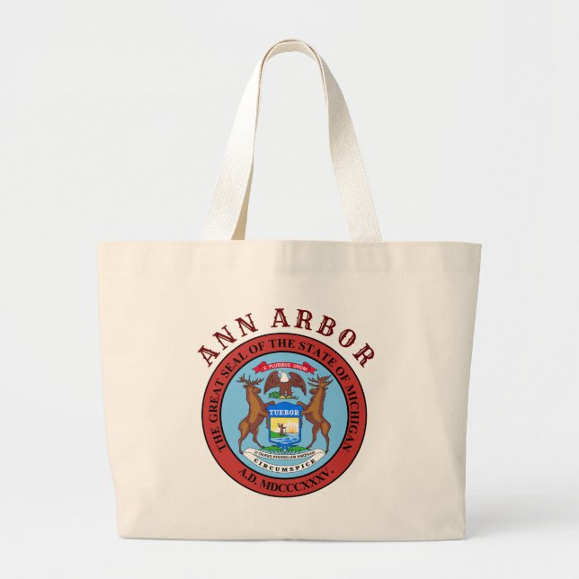 Grand Tote Bag Ann Arbor, Michigan (Devant)