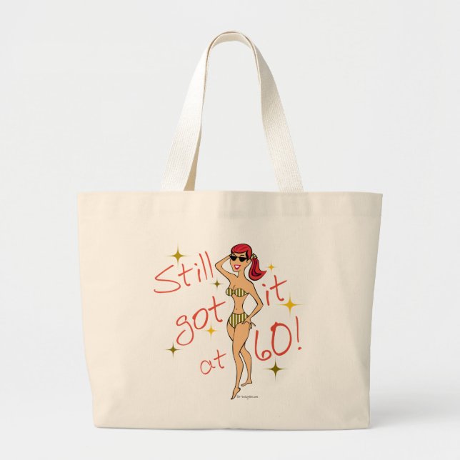 Grand Tote Bag Anniversaire 60 ans (Devant)