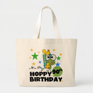 Grand Tote Bag Anniversaire de houblon de Froggy
