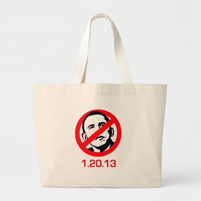 Grand Tote Bag Anti-Obama - 1.20.13 (Devant)