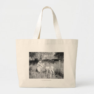 Grand Tote Bag Antilope de alimentation de garçon