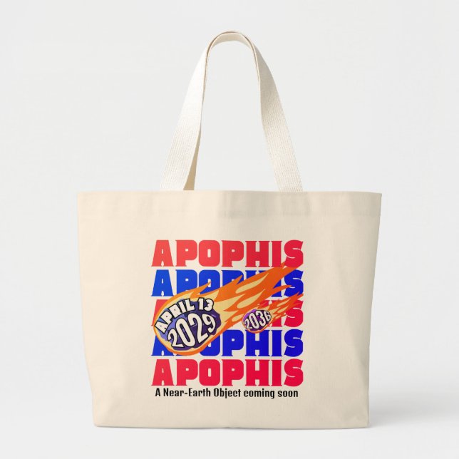 Grand Tote Bag APOPHIS Astéroïde NEO 2029 (Devant)