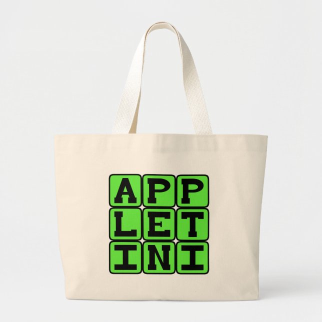 Grand Tote Bag Appletini, Martini Savouré (Devant)