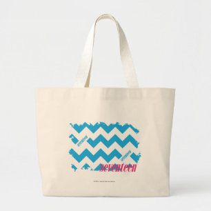 Grand Tote Bag Aqua 3 de zigzag