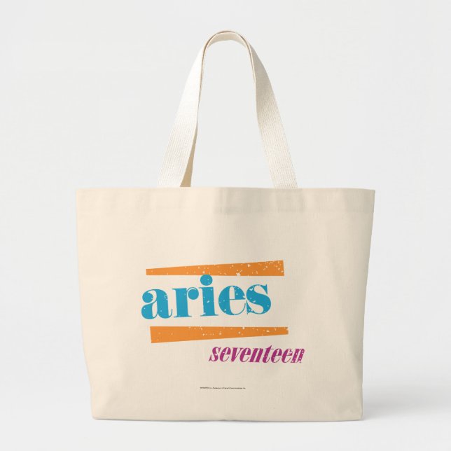 Grand Tote Bag Aqua de Bélier (Devant)