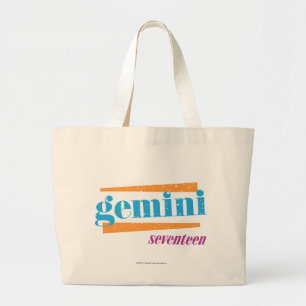 Grand Tote Bag Aqua de Gémeaux