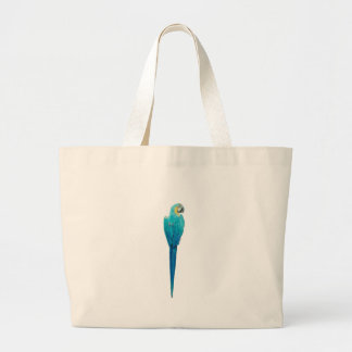 Grand Tote Bag Ara bleu et jaune de Junglewalk.com
