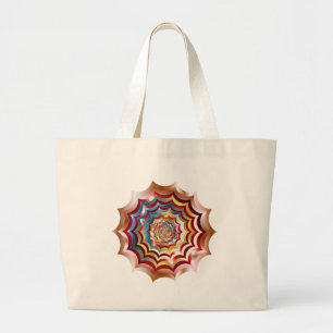 Grand Tote Bag araignée web hypnotique revitalisé