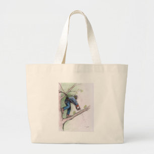 Grand Tote Bag Arboriste du chirurgien Arbre de bûcheron
