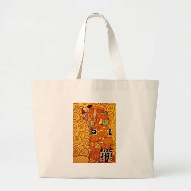 Grand Tote Bag Arbre de vie Gustav Klimt Nouveau (Devant)