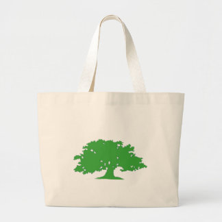 Grand Tote Bag Arbre vert