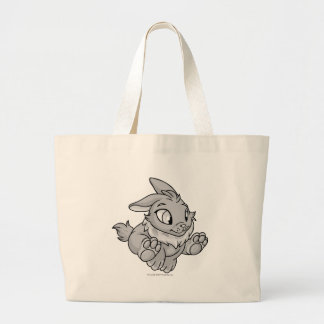 Grand Tote Bag Argent de Cybunny