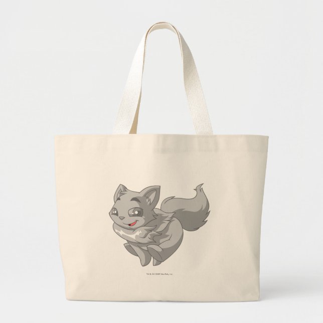 Grand Tote Bag Argent de Wocky (Devant)