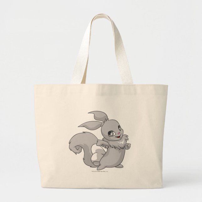 Grand Tote Bag Argent d'Usul (Devant)