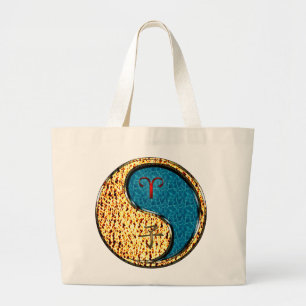 Grand Tote Bag Aries et rat d'eau