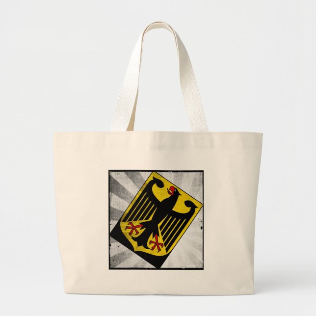 Grand Tote Bag Armoiries stylisées de l'Allemagne COA (Devant)