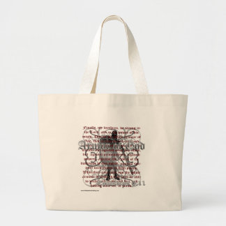 Grand Tote Bag Armure des marchandises chrétiennes de Dieu