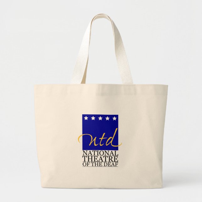 Grand Tote Bag Articles de logo de NTD (Devant)