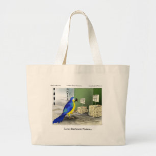 Grand Tote Bag Articles de salle de bain Parrot T-shirts Mugs Car
