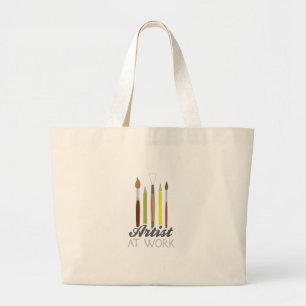 Grand Tote Bag Artiste au travail