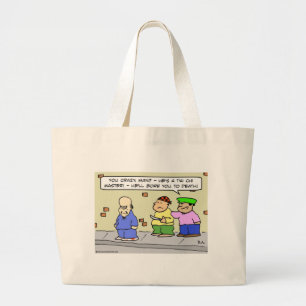 Grand Tote Bag arts martiaux de la mort de trou de t'ai de chi de