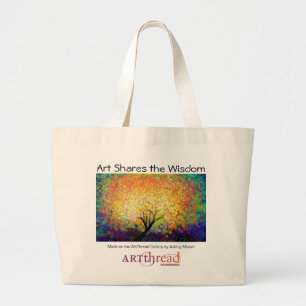 Grand Tote Bag ArtThread Fourre-tout enorme - partagez la sagesse