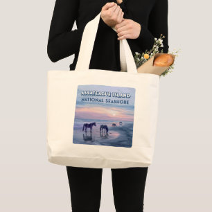 Grand Tote Bag Assateague Island National Seashore Horaires Vinta