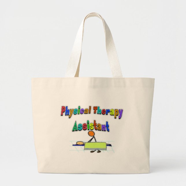 Grand Tote Bag Assistant de physiothérapie--Chiffre conception de (Devant)