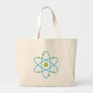 Grand Tote Bag Atome scientifique