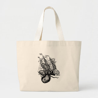 Grand Tote Bag Attaque de Kraken