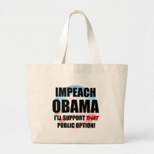 Grand Tote Bag Attaquez Obama