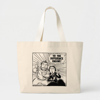 Grand Tote Bag Au panneau de moteur de différence