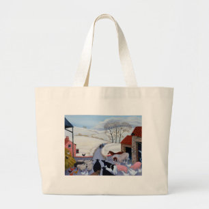 Grand Tote Bag Aucune pièce à l'auberge