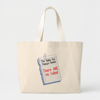 Grand Tote Bag Aucunes règles à la Chambre de Pappy