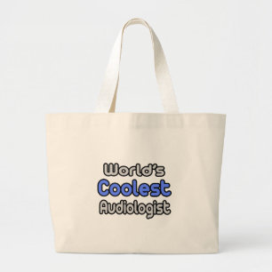 Grand Tote Bag Audiologiste le plus cool du monde
