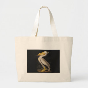 Grand Tote Bag Audubon White Pelican Bird Amérique
