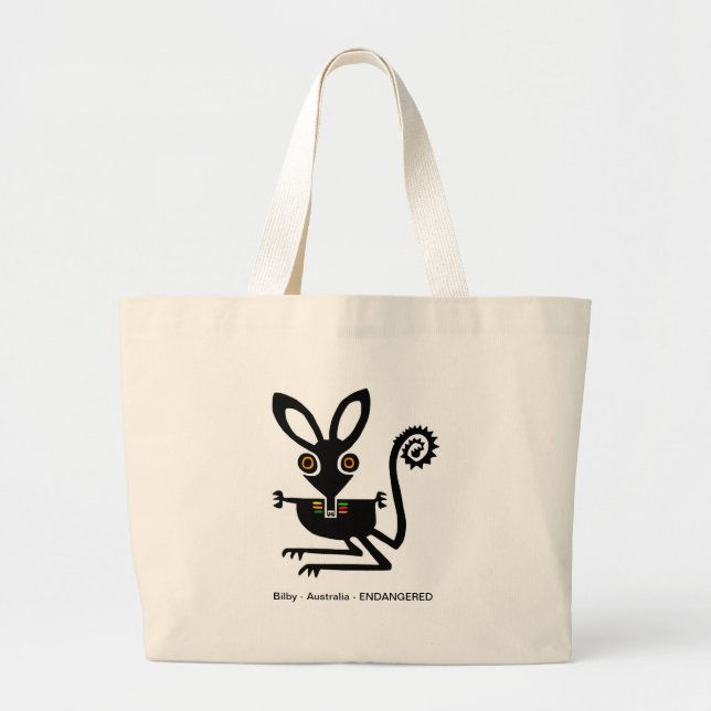 Grand Tote Bag Aussie BILBY - Australie - Faune - Nature (Devant)
