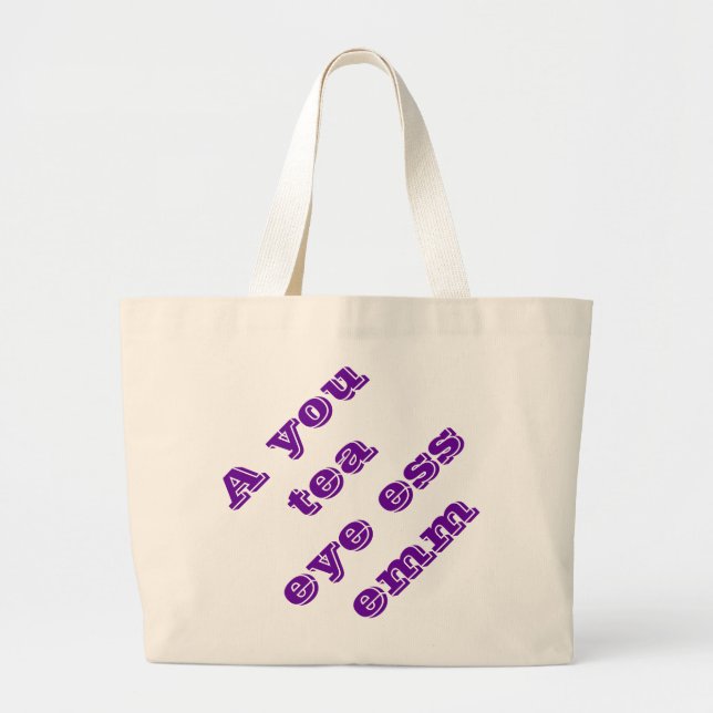 Grand Tote Bag Autisme (Devant)