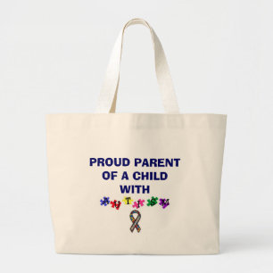 Grand Tote Bag autismprimarywb, 7715_1_b, PARENT FIER d'A ch…