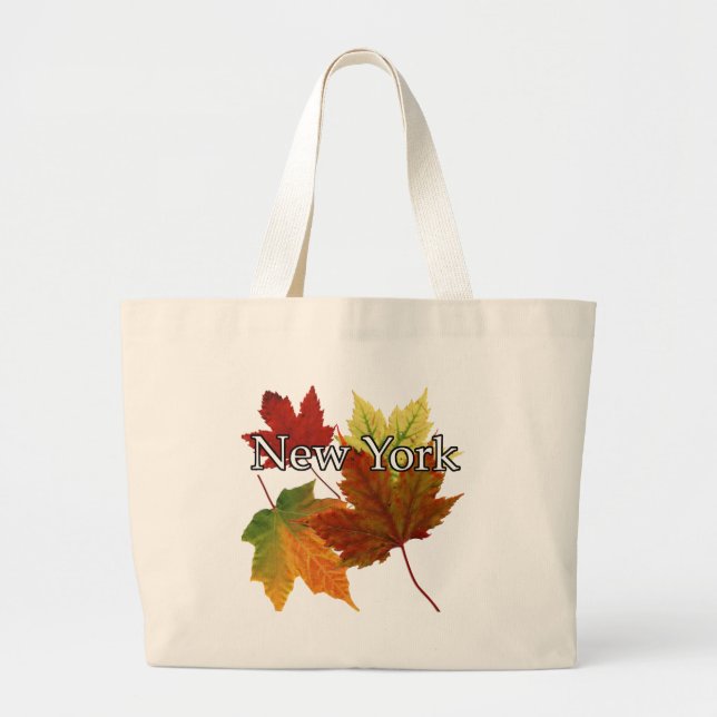 GRAND TOTE BAG AUTOMNE QUITTE À NEW YORK (Devant)
