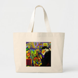 Grand Tote Bag Autoportrait de PILIERO